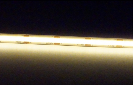 LED Streifen COB-Streifen 12V 45W 2400LED NEON Gelb 8mm 5m