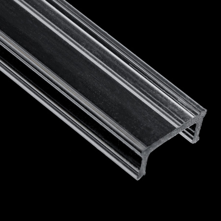 Diffusor-Abdeckung für Aufputzprofil KM33, 2m Transparent LUMILED