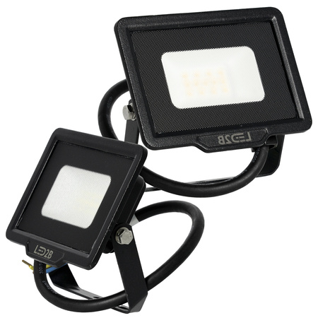 LED Fluter 10W 800lm 6000K IP65 Schwarz LED2B KOBI MH