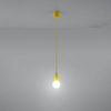 DIEGO E27 LED Hängeleuchte Gelb SOLLUX
