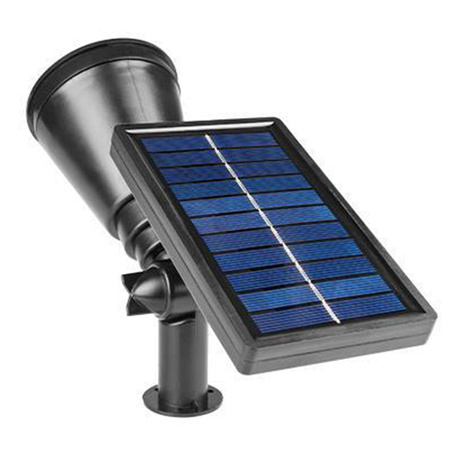 LED Solar Gartenlampe Reflektor 2W Kalt IP65 Dämmerungssensor