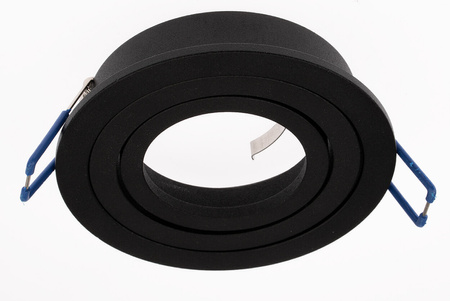 HALOGEN Einbaustrahler Tuba Spot, beweglich GU10 Rund Schwarz 20mm MIDI + LED GU10 6W 4000K LUMILED