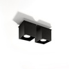 QUAD 2 2xGU10 Halogen-Anbauleuchte Minimalist Schwarz SOLLUX