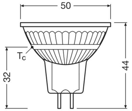 LED-Reflektorlampe GU5.3 MR16 2.1W = 20W 210lm 4000K Neutral 36° 12V Ledvance
