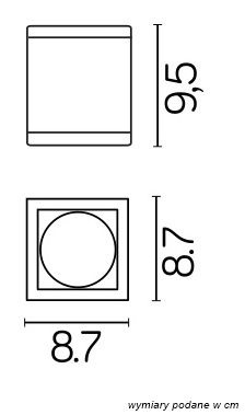 Deckenleuchte für den Außenbereich SPOT LED Adela Midi M1458 DG GU10 Su-Ma