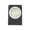 Gartenlampe Wandleuchte GU10 IP44 oben/unten quadratisch schwarz VT-7652 V-TAC