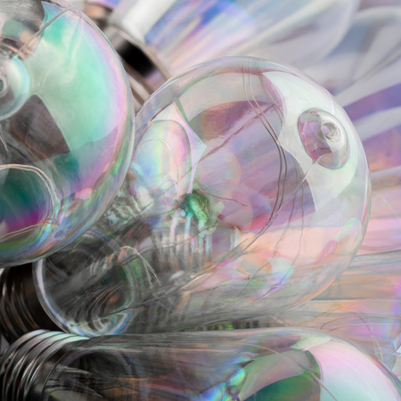 Solar Garten Girlande 20x LED Lichterkette Dekorative Kugeln 5.8m Kalt