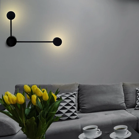 Wandleuchte Außenfassadenleuchte 2x GX53 Schwarz JOY Sanico Goldlux