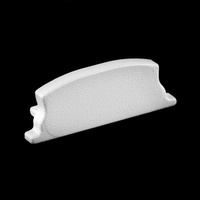 Vollendkappe für Profil KM34-S Silber LUMILED