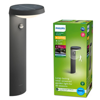 TYLA IR myGarden LED Solar-Gartenlampe 1,2W 4000K IP44 mit Bewegungs- und Dämmerungssensor Mast 40 cm PHILIPS