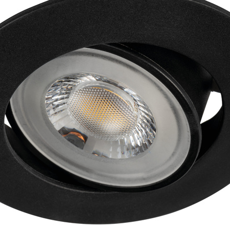 LED-Einbaustrahler 4,8W 450lm 6500K Kalt 36° Schwarz FIZU Kanlux