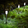 Solar-LED-Lampe, Solar Gartenleuchten 6500K Chrom PALIS LUMILED