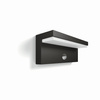 Gartenlampe LED Wandleuchte BUSTAN IR myGarden 2x4,5W 2700K IP44 mit Bewegungssensor Anthrazit PHILIPS