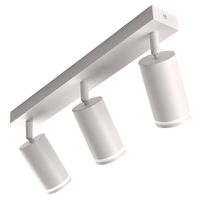 LED PARIS 3 x GU10 Weiß GOLDLUX (Polux) LED-Decken- und Wandleuchtenbandlampe