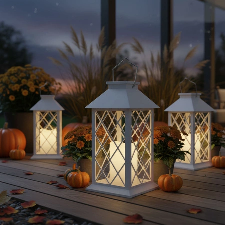 Solare Garten-LED-Lampe stehend IP44 hängend LIRIO 2 Laterne LUMILED