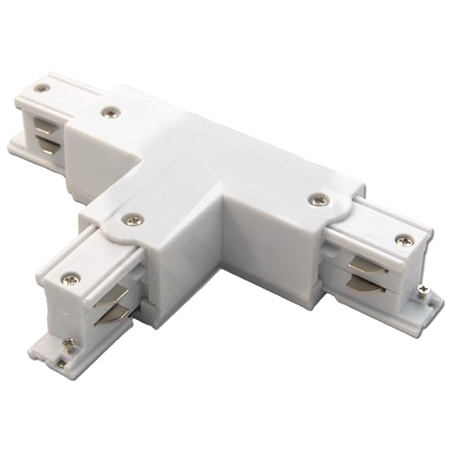 Dreifach-T-Verbinder für Dreiphasen-Sammelschienen weiß