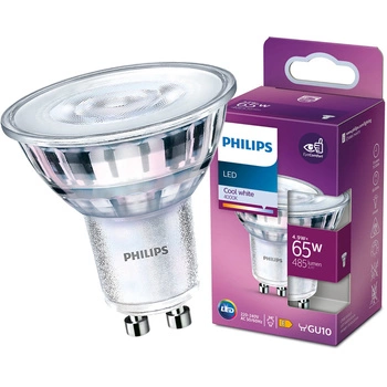 GU10 LED Leuchtmittel 4,9W = 65W 485lm 4000K Neutral 36° Strahler PHILIPS