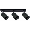 Lampenstreifen Decken- und Wand-LED-Leuchte 3 xGU10 MARIBEL Schwarz GOLDLUX (Polux)