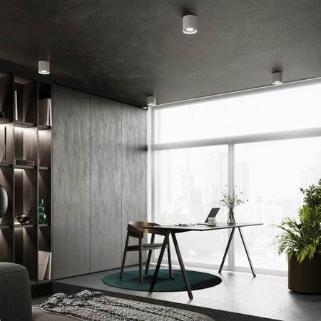 SOLLUX MIKA Spot Tuba GU10 Weiß Minimalistische Anbauleuchte