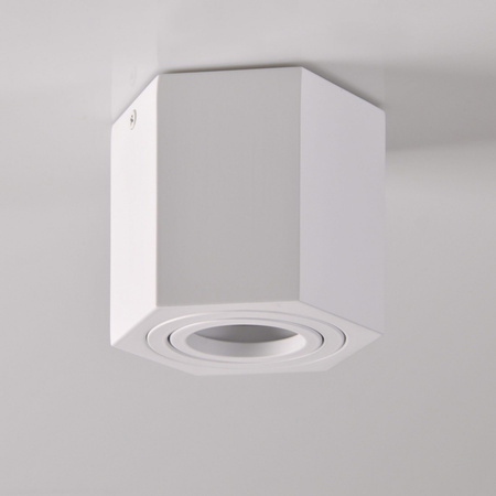 Sechseckige GU10-LED-Deckenleuchte beweglich weiß SPOT für die Deckenmontage