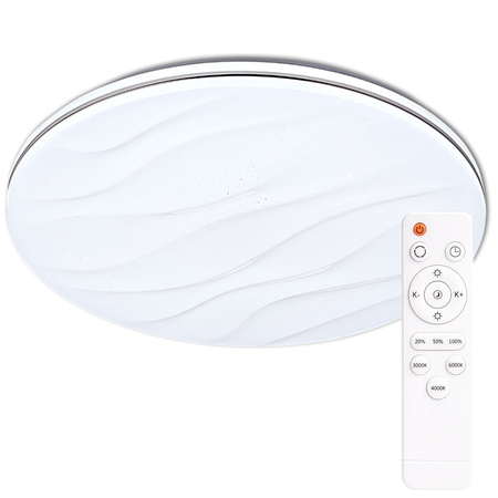 LED-Deckenleuchte Desert II 72W CCT 8000lm 48cm GOLDLUX (Polux) + Fernbedienung