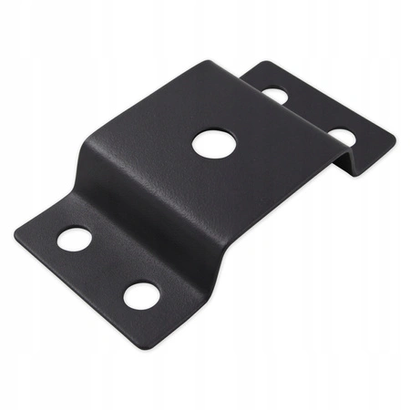 HALTERUNG für eine SOLAR-Straßenlaterne MONTAGE an einem schwarzen Masterled-Rohr