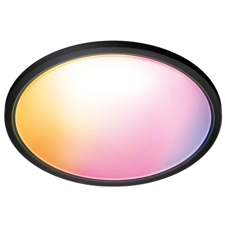 Plafond LED-Anbauleuchte 32W CCT + RGB Schwarz SMART WiFi WiZ