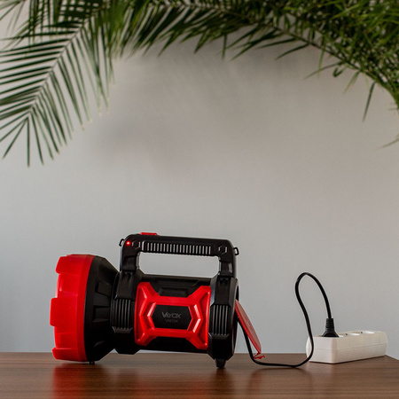 Wiederaufladbarer Suchscheinwerfer Handgerät Leistungsstark 10W 400lm VA0124 VAYOX