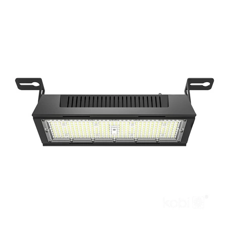 Industrielle LED-Hallenleuchte 120W 20400lm 4000K Neutral Schwarz IP65 IK09 Nico Pro Kobi