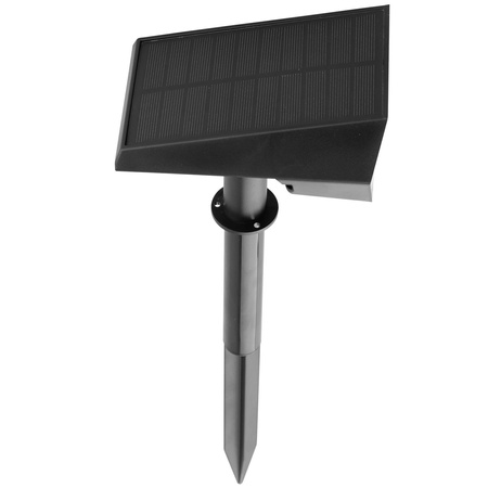 Garten LED SOLAR Strahler angetrieben 42 cm außen IP44 4000K Dämmerungssensor