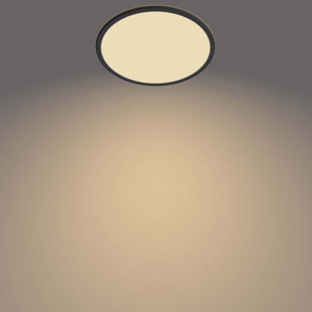 LED Plafond Deckenleuchte SUPERSLIM 18W 2700K 30cm IP44 Dimmbar Schwarz PHILIPS