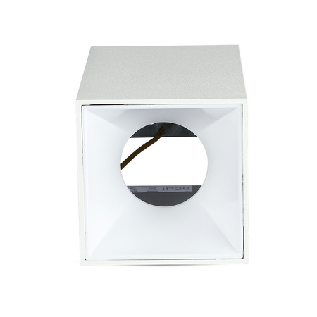 Spot-Deckenleuchte GU10 quadratisch weiß VT-882 V-TAC