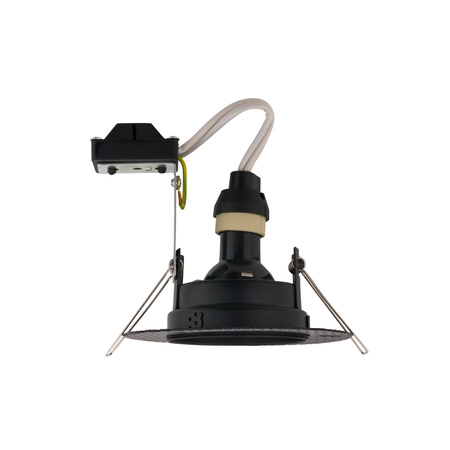 LED-Deckeneinbauleuchte für Badezimmer ECHO 8372 GU10 IP20/IP54 Schwarz Nowodvorski