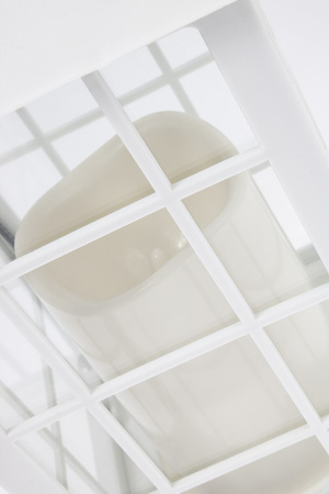 Solar-LED-Gartenlampe Hängelaterne Weiß 27 cm