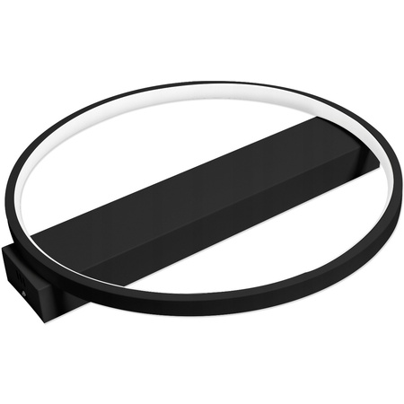 Runde Deckenleuchte PLAFON LED-Kronleuchter 33W 3000K-6500K schwarz + Fernbedienung