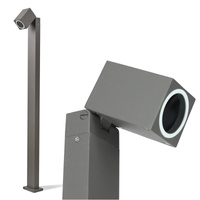 LED-Gartenleuchte QUAZAR 15S GU10 IP44 KOBI Grau