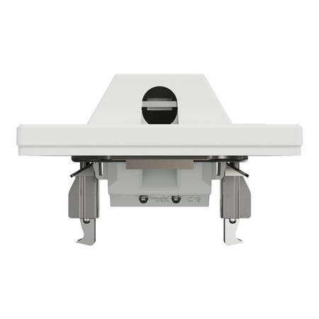 Kabelauslass Unterputz weiß mit SCHNEIDER ASFORA Rahmen