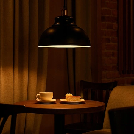 Masterled Deckenleuchte E27 Schwarz Weiß Kupfer Flara Pendelleuchte