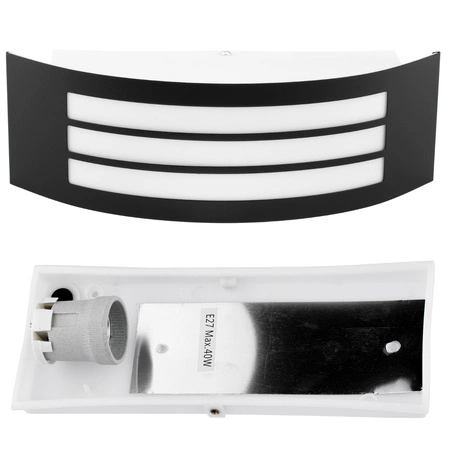 Gartenwandleuchte Erhöhung Außenleuchte E27 IP44 DORIS