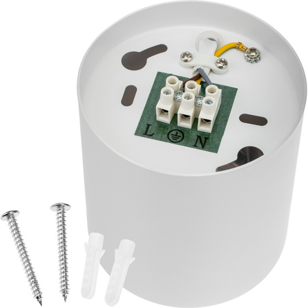 Aufbauleuchte HALOGEN Aluminium Weiß SPOT TUBE 10cm für LED GU10 Bellalux