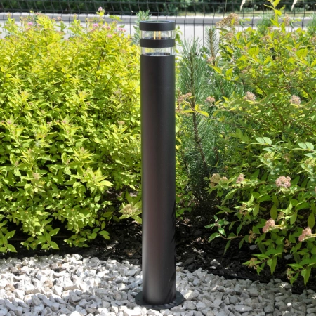 E27 Schwarz IP54 Rino Sanico Goldlux Standing Post Gartenlampe