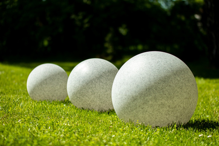 Außengartenlampe 230V E27 BULLET 40cm Stein