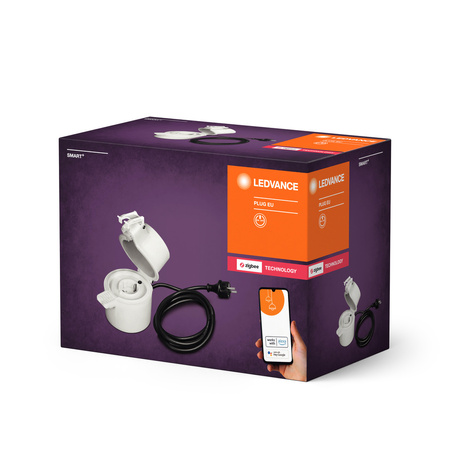 Smart Outdoor EU Steckdose 230V 3680W 16A LEDVANCE SMART+ ZigBee mit Kabel