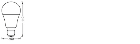 LED-Lampe B22 9W = 60W 806lm RGBW CCT Dimmbar SMART+ WiFi Classic Ledvance