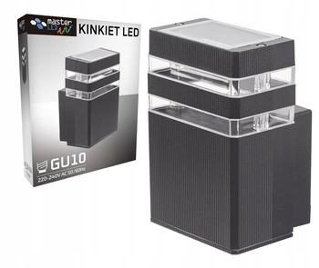 Fassade Wandleuchte INEZ Dunkelgrau GU10 ALUMINIUM IP54