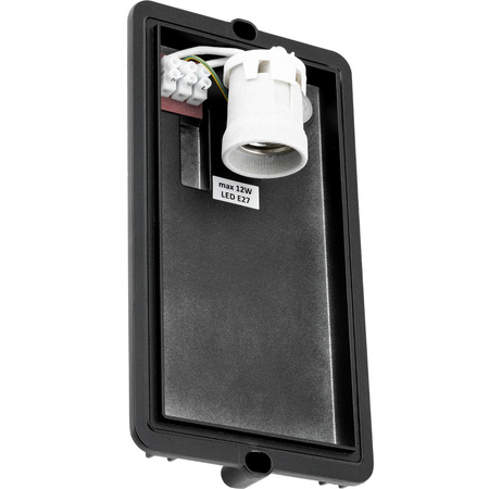 Gartenwandleuchte rechteckig E27 E27 KOBE GOLDLUX (Polux)