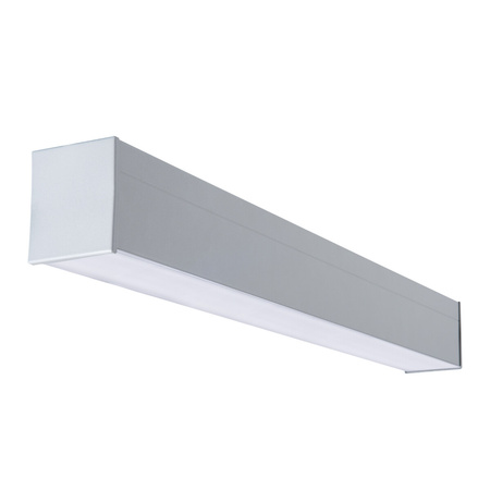 LED-Deckenleuchte 19W 50cm 2050lm 3000K Warm 90° Silber Aufputz Kanlux