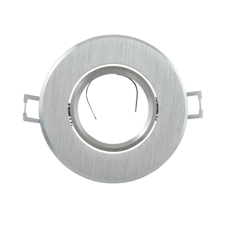 Bewegliche runde Deckenleuchte WEST OPAL Silber GOLDLUX (Polux)