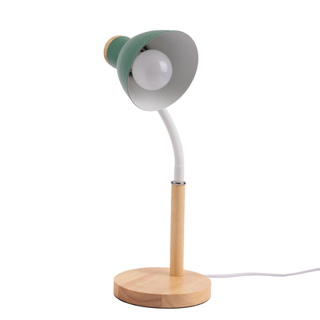 Schreibtischlampe Schule Zeichentisch Dekorativ E27 NIKO Grün Lumiled