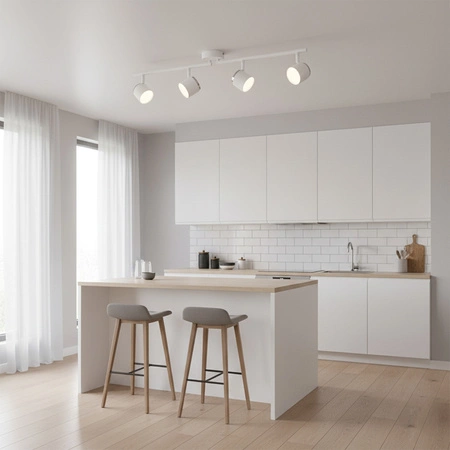 LED-Streifenlampe Decken- und Wandleuchte 16,8W KUBIK 4 Weiß 3000 K GOLDLUX (Polux)